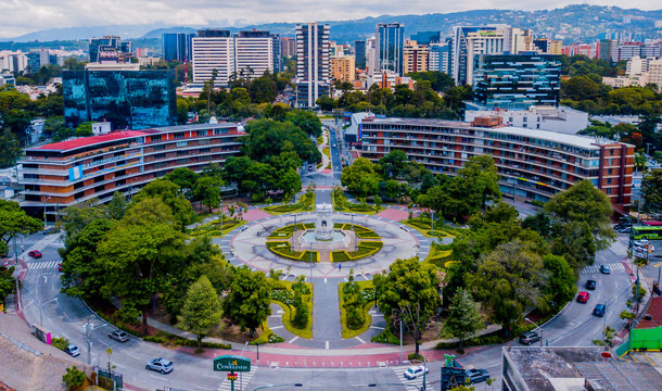 Vista aérea de la Ciudad de Guatemala